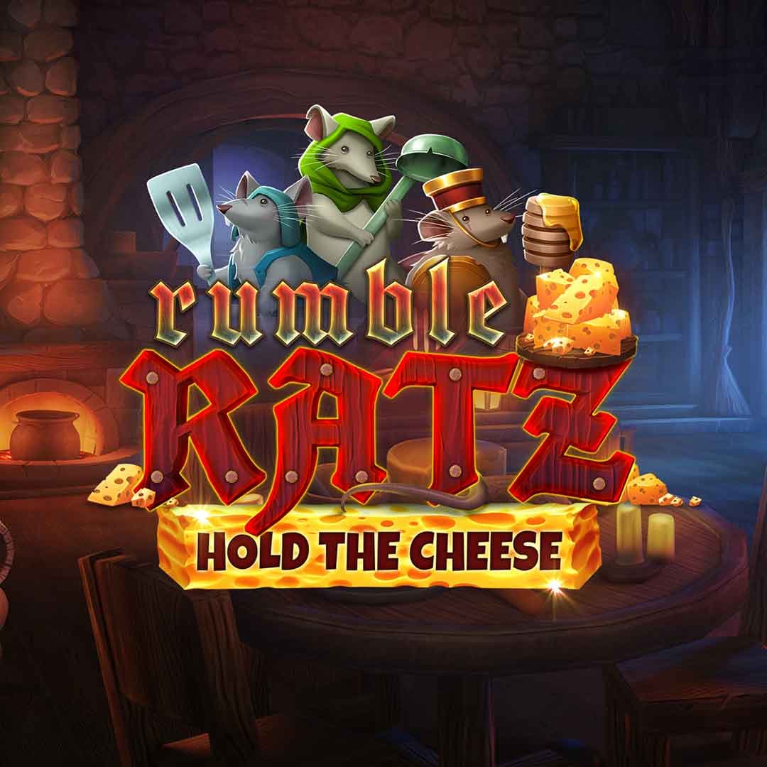Rumble Ratz Hold the Cheese logo