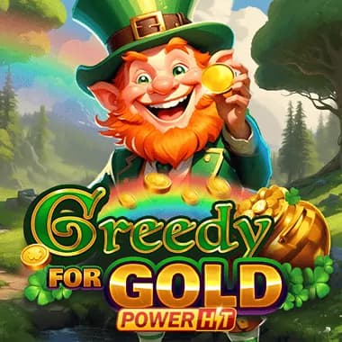 Greedy For Gold Power Hit logo